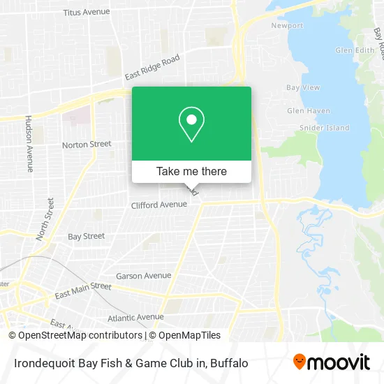 Mapa de Irondequoit Bay Fish & Game Club in
