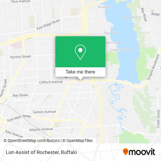 List-Assist of Rochester map