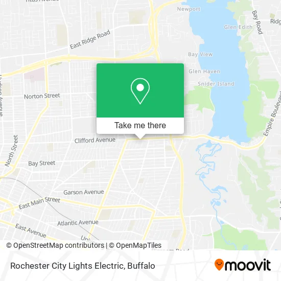 Rochester City Lights Electric map