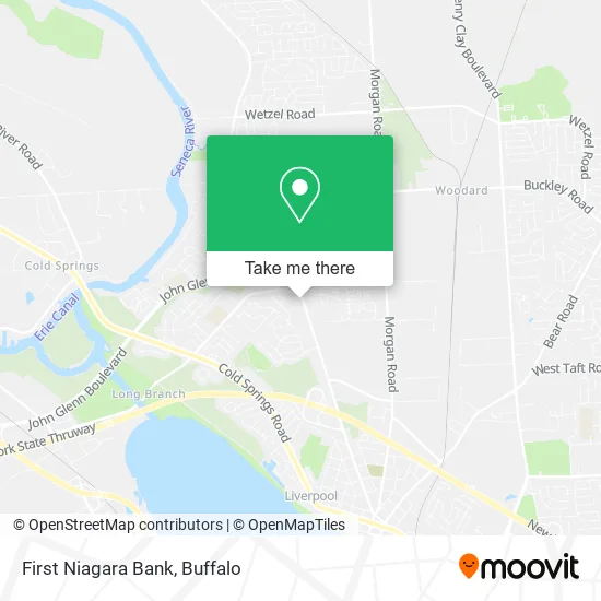 First Niagara Bank map