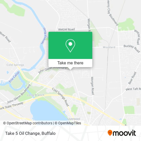 Take 5 Oil Change map