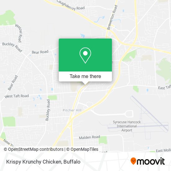 Krispy Krunchy Chicken map