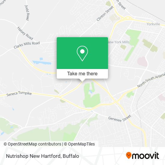 Nutrishop New Hartford map