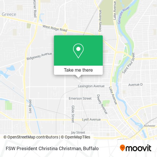 FSW President Christina Christman map