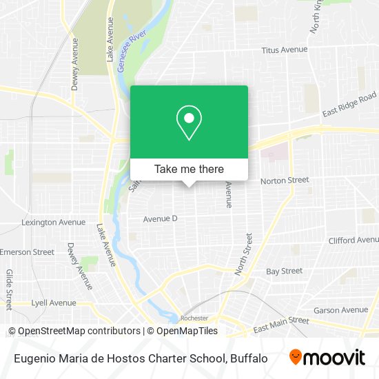 Eugenio Maria de Hostos Charter School map