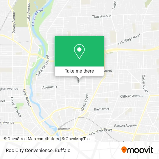 Roc City Convenience map