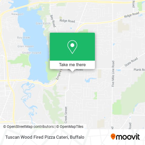 Tuscan Wood Fired Pizza Cateri map