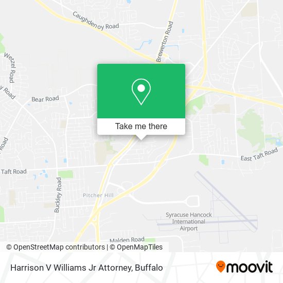 Harrison V Williams Jr Attorney map