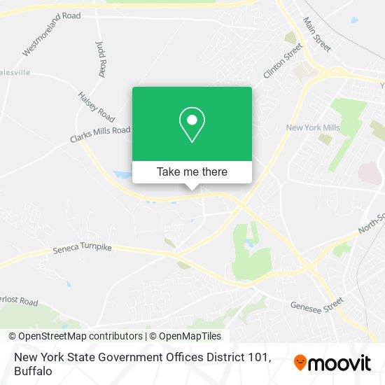 Mapa de New York State Government Offices District 101