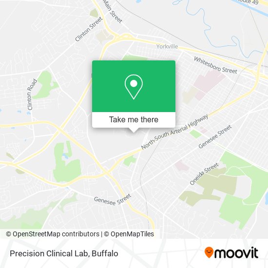 Precision Clinical Lab map
