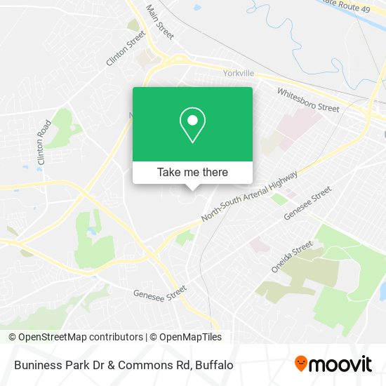 Buniness Park Dr & Commons Rd map