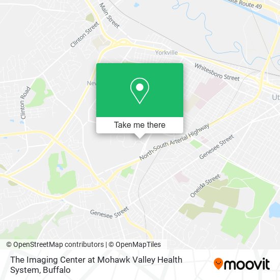 The Imaging Center at Mohawk Valley Health System map