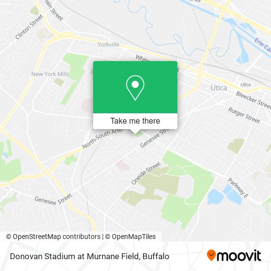 Mapa de Donovan Stadium at Murnane Field