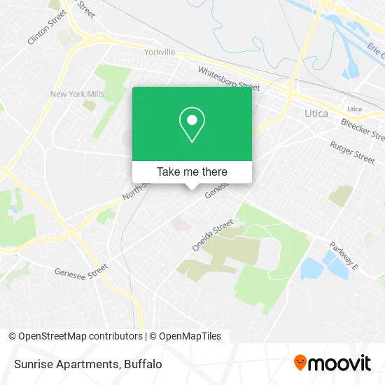 Mapa de Sunrise Apartments