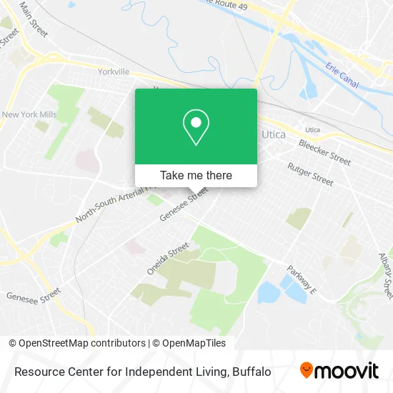 Mapa de Resource Center for Independent Living