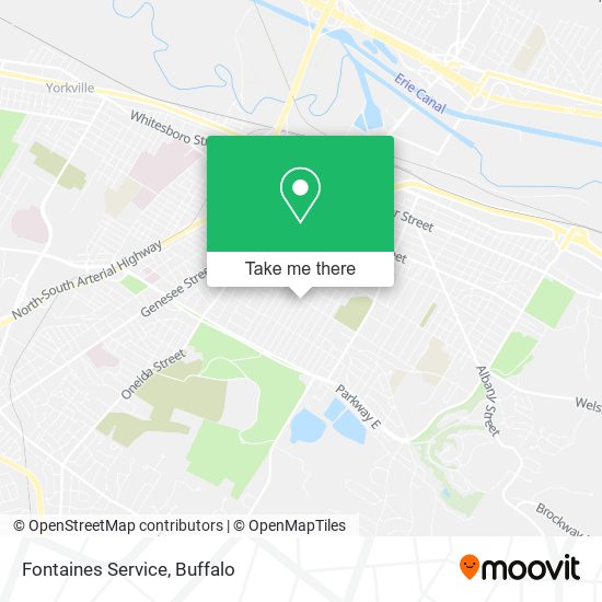 Mapa de Fontaines Service