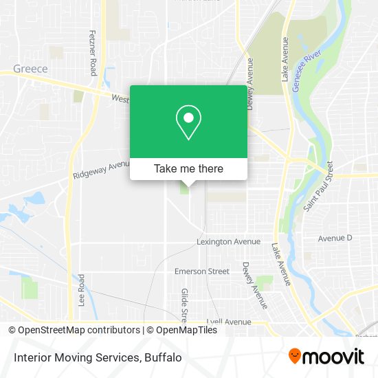Interior Moving Services map