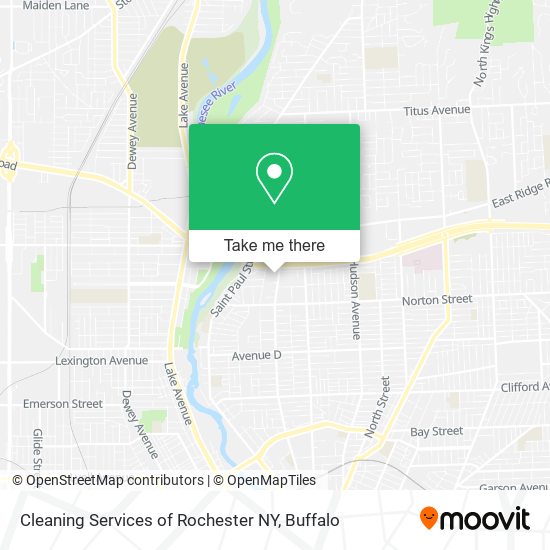 Mapa de Cleaning Services of Rochester NY