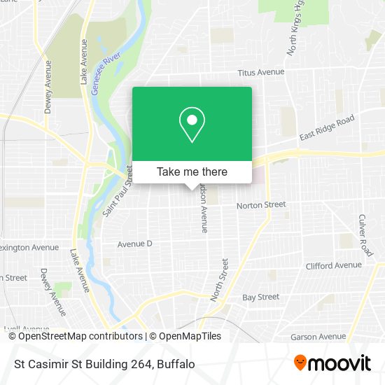Mapa de St Casimir St Building 264