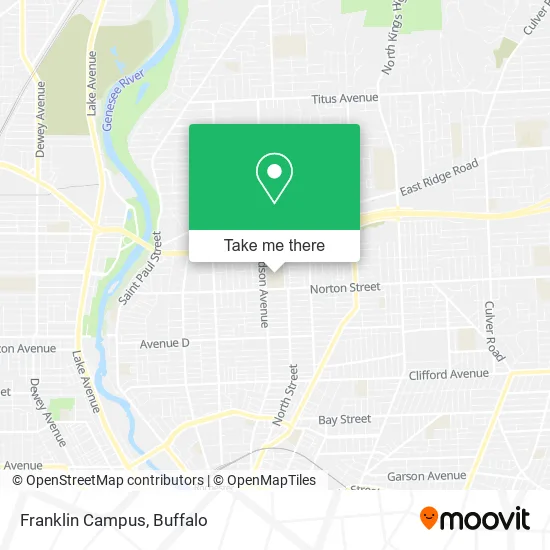 Franklin Campus map