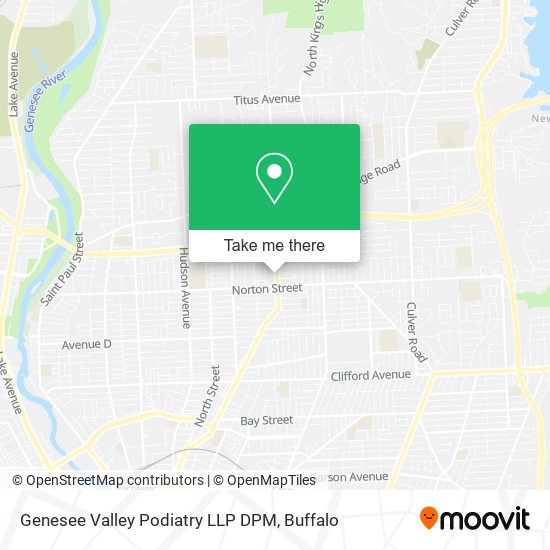 Genesee Valley Podiatry LLP DPM map