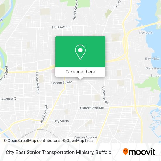 Mapa de City East Senior Transportation Ministry