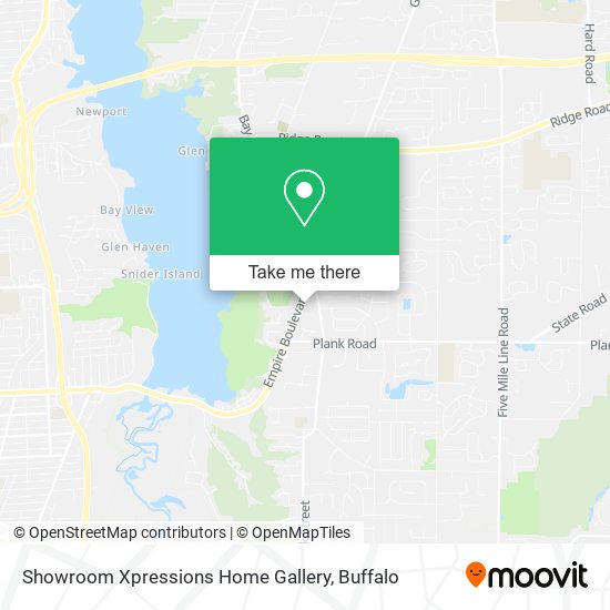 Showroom Xpressions Home Gallery map