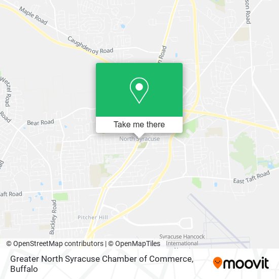 Greater North Syracuse Chamber of Commerce map