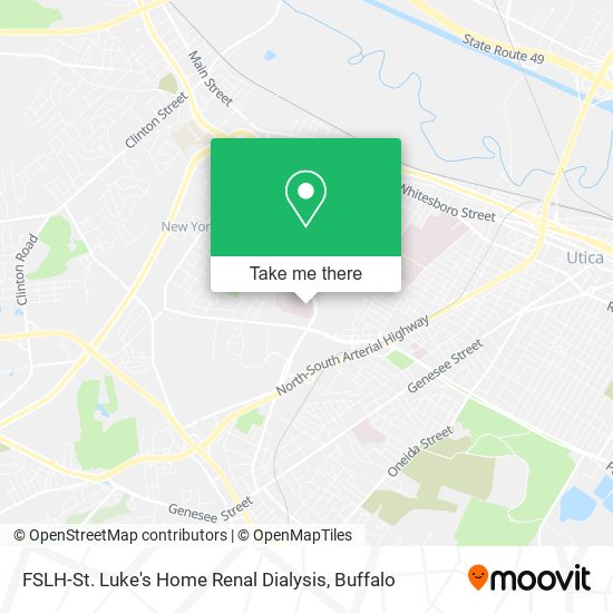 FSLH-St. Luke's Home Renal Dialysis map