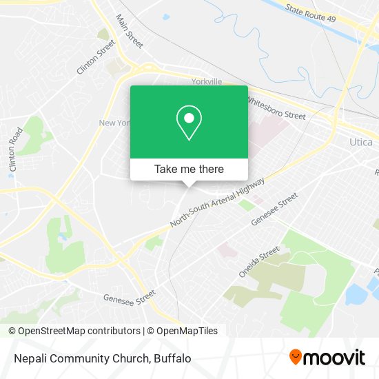 Nepali Community Church map