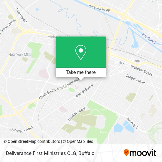 Deliverance First Ministries CLG map