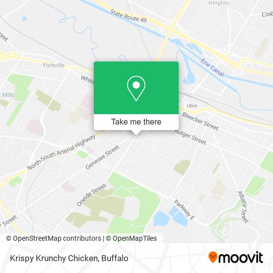 Krispy Krunchy Chicken map