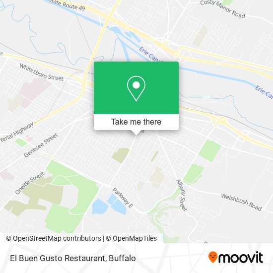 El Buen Gusto Restaurant map