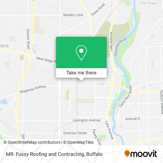 Mapa de MR. Fussy Roofing and Contracting
