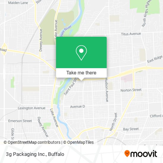 3g Packaging Inc. map