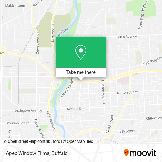 Mapa de Apex Window Films