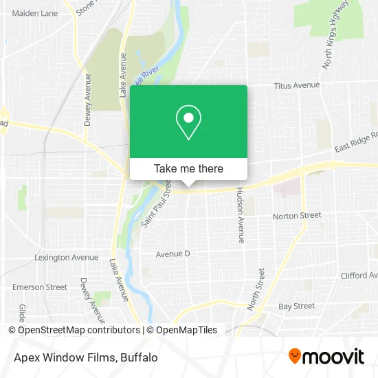 Apex Window Films map