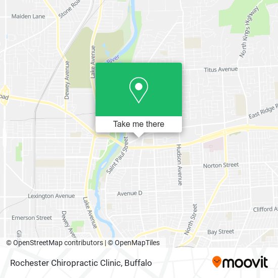 Rochester Chiropractic Clinic map