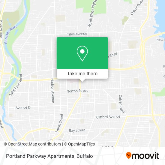 Portland Parkway Apartments map