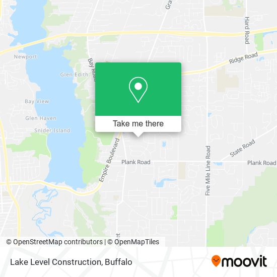 Mapa de Lake Level Construction