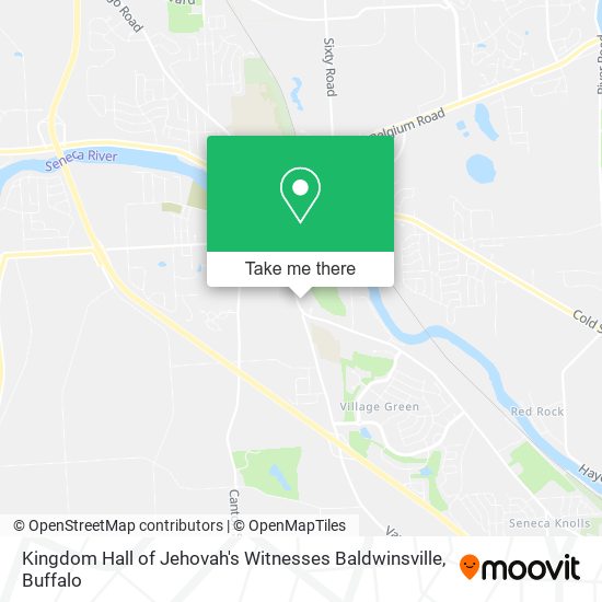 Kingdom Hall of Jehovah's Witnesses Baldwinsville map