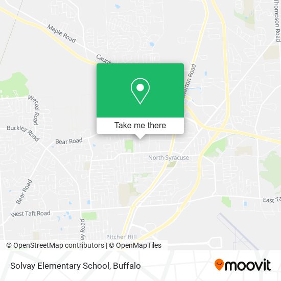 Solvay Elementary School map