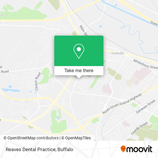 Reaves Dental Practice map