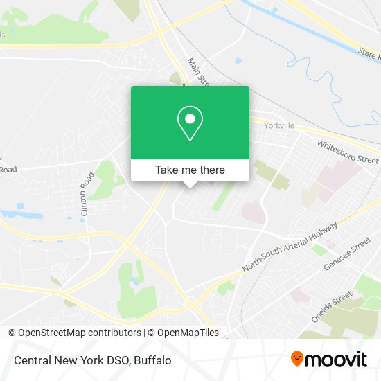 Mapa de Central New York DSO