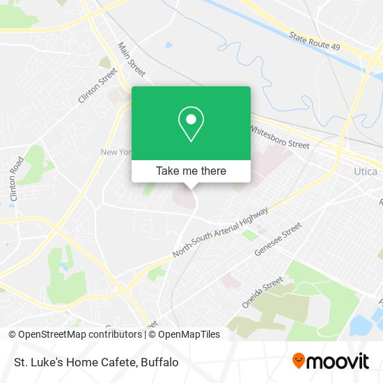 St. Luke's Home Cafete map