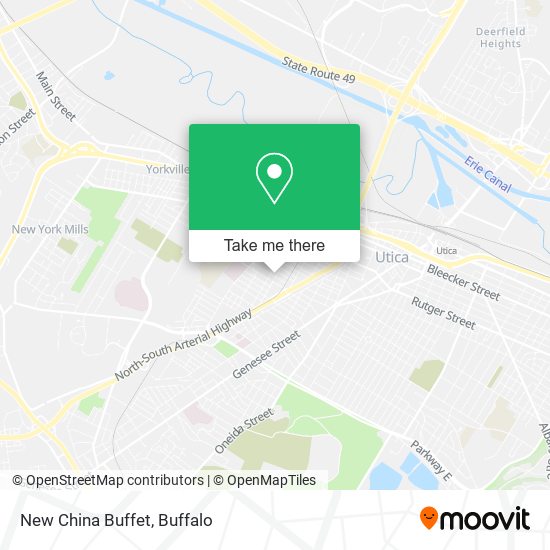 Mapa de New China Buffet