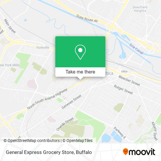 Mapa de General Express Grocery Store
