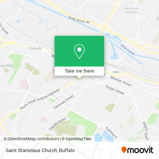 Saint Stanislaus Church map
