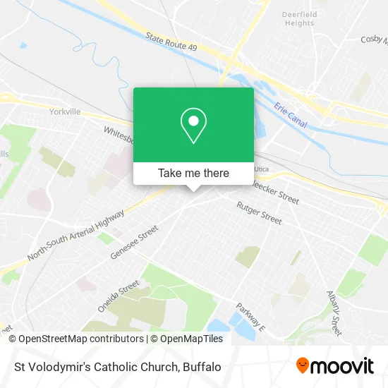 St Volodymir's Catholic Church map