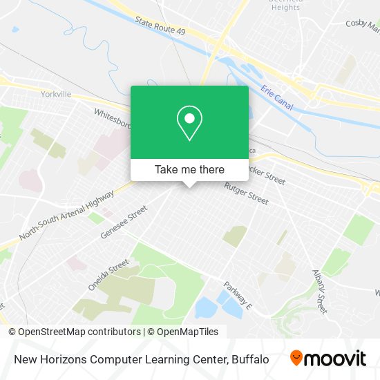 Mapa de New Horizons Computer Learning Center